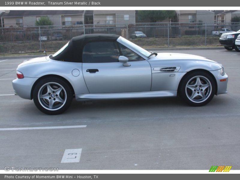 Titanium Silver Metallic / Black 1999 BMW M Roadster