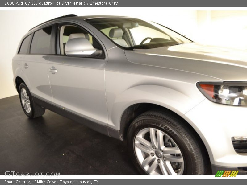 Ice Silver Metallic / Limestone Grey 2008 Audi Q7 3.6 quattro