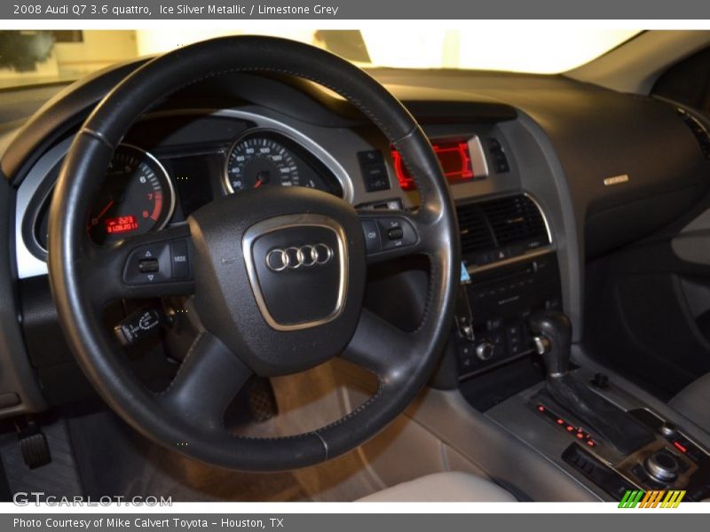 Ice Silver Metallic / Limestone Grey 2008 Audi Q7 3.6 quattro