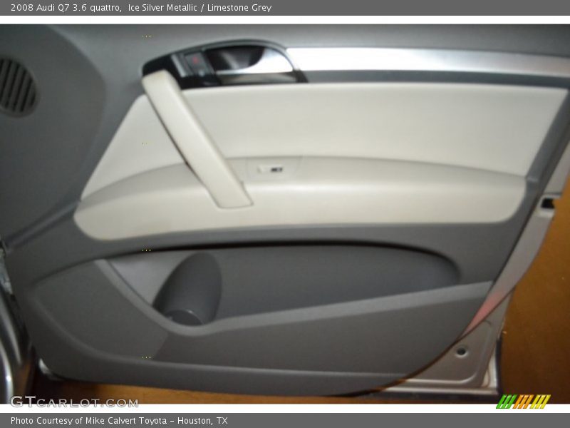 Ice Silver Metallic / Limestone Grey 2008 Audi Q7 3.6 quattro