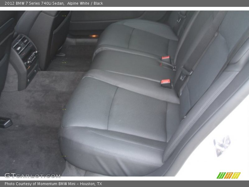 Alpine White / Black 2012 BMW 7 Series 740Li Sedan