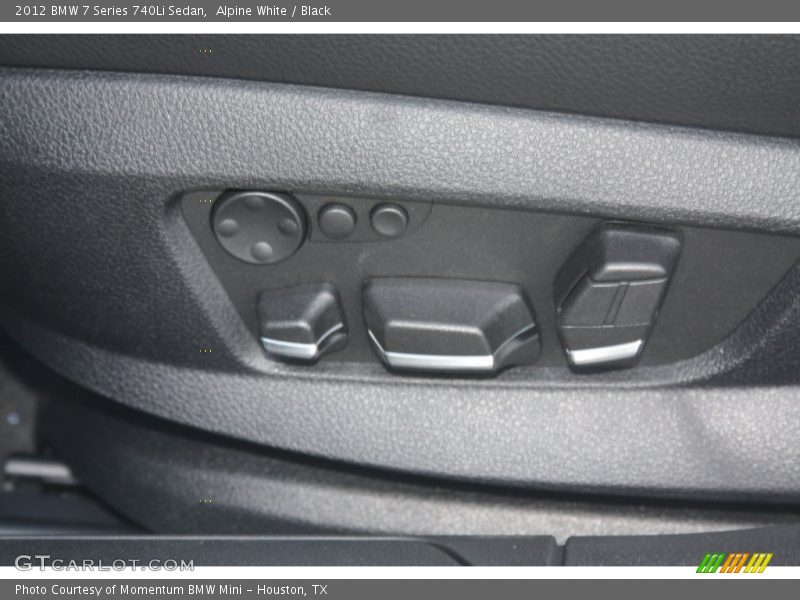 Alpine White / Black 2012 BMW 7 Series 740Li Sedan