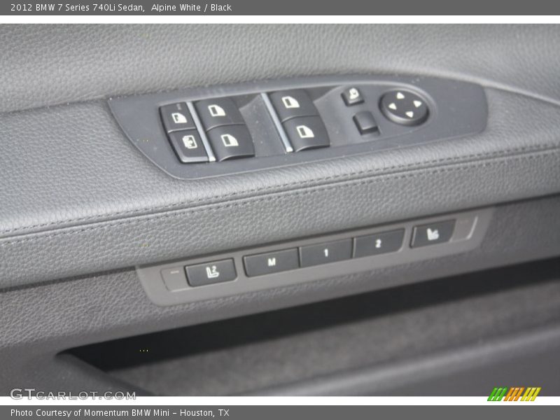 Alpine White / Black 2012 BMW 7 Series 740Li Sedan