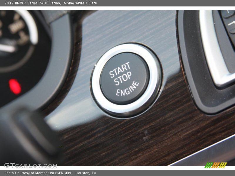 Alpine White / Black 2012 BMW 7 Series 740Li Sedan