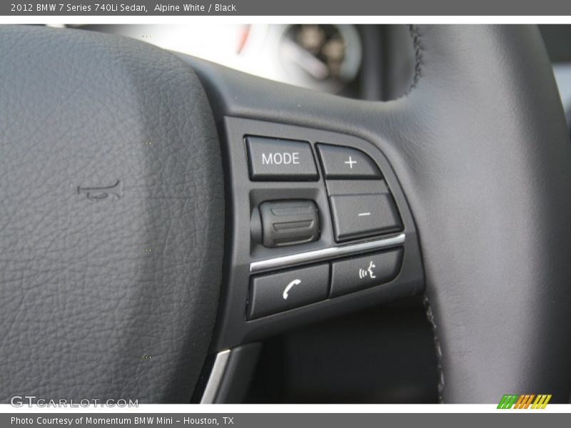 Alpine White / Black 2012 BMW 7 Series 740Li Sedan