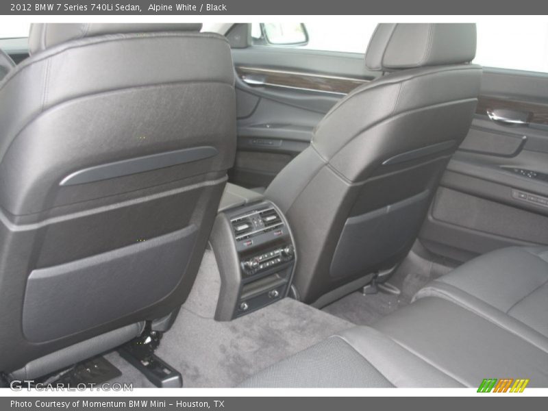 Alpine White / Black 2012 BMW 7 Series 740Li Sedan