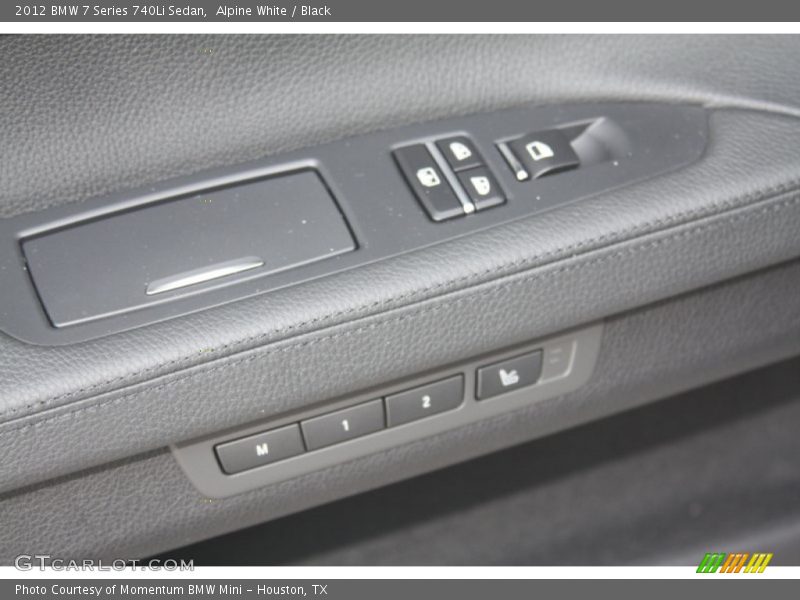 Alpine White / Black 2012 BMW 7 Series 740Li Sedan