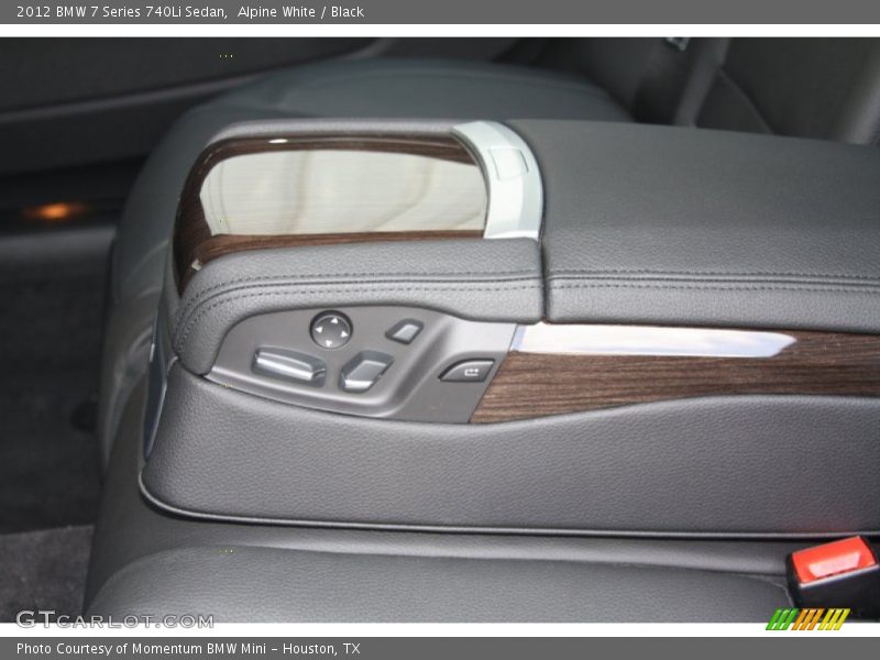 Alpine White / Black 2012 BMW 7 Series 740Li Sedan