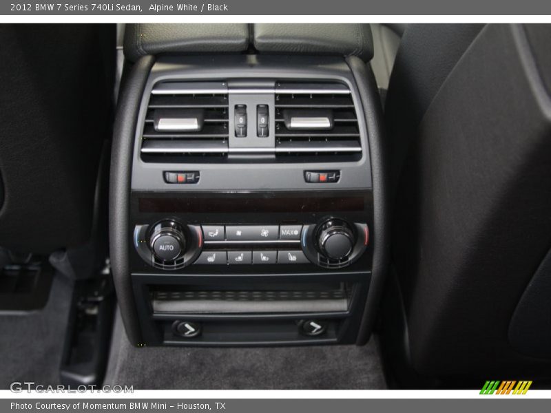 Alpine White / Black 2012 BMW 7 Series 740Li Sedan