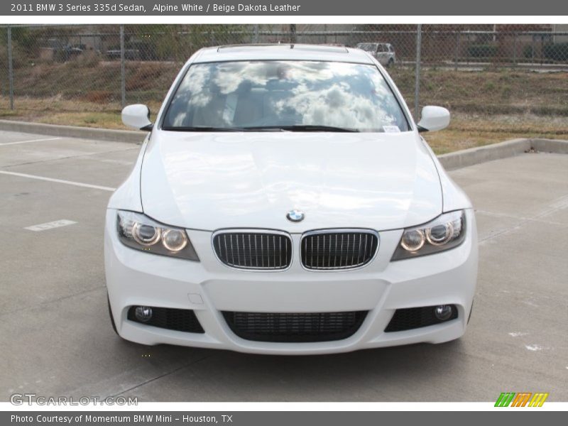 Alpine White / Beige Dakota Leather 2011 BMW 3 Series 335d Sedan