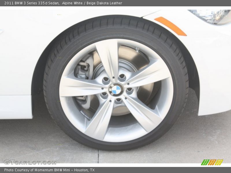 Alpine White / Beige Dakota Leather 2011 BMW 3 Series 335d Sedan