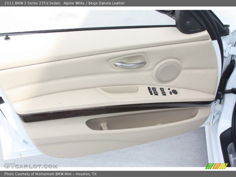 Alpine White / Beige Dakota Leather 2011 BMW 3 Series 335d Sedan