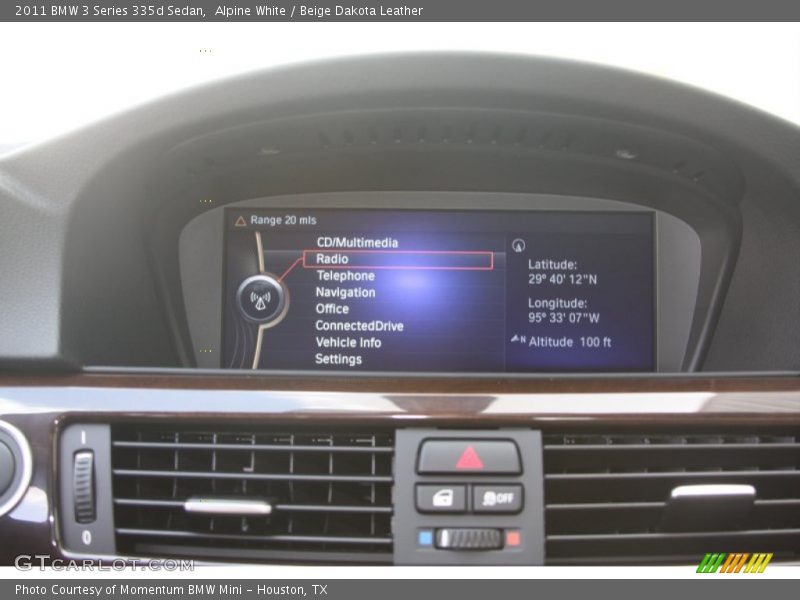 Alpine White / Beige Dakota Leather 2011 BMW 3 Series 335d Sedan
