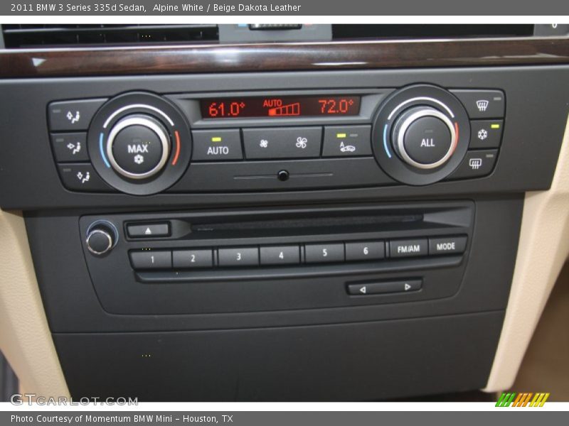 Alpine White / Beige Dakota Leather 2011 BMW 3 Series 335d Sedan