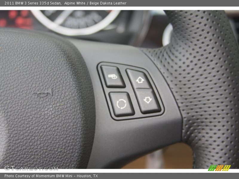 Alpine White / Beige Dakota Leather 2011 BMW 3 Series 335d Sedan