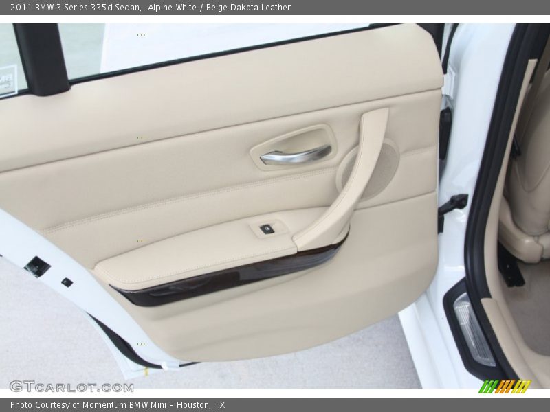 Alpine White / Beige Dakota Leather 2011 BMW 3 Series 335d Sedan