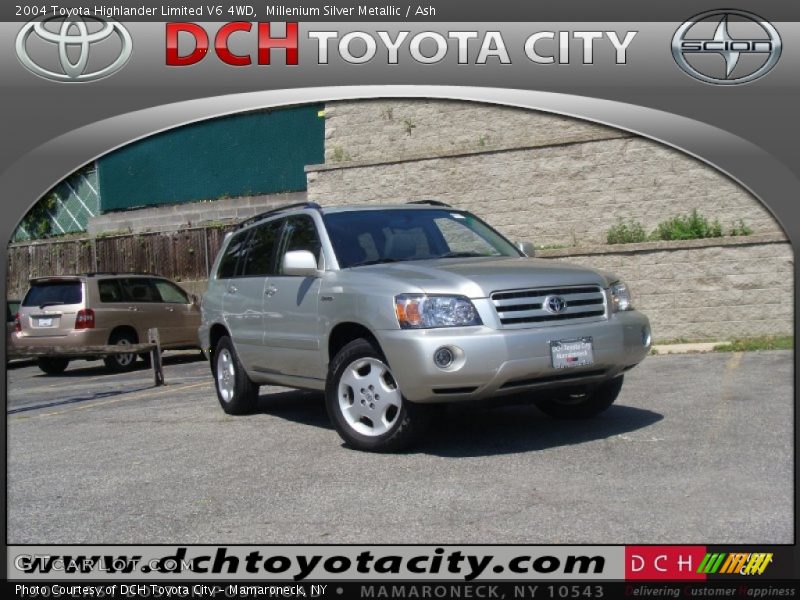 Millenium Silver Metallic / Ash 2004 Toyota Highlander Limited V6 4WD