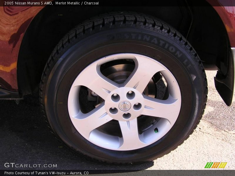 Merlot Metallic / Charcoal 2005 Nissan Murano S AWD
