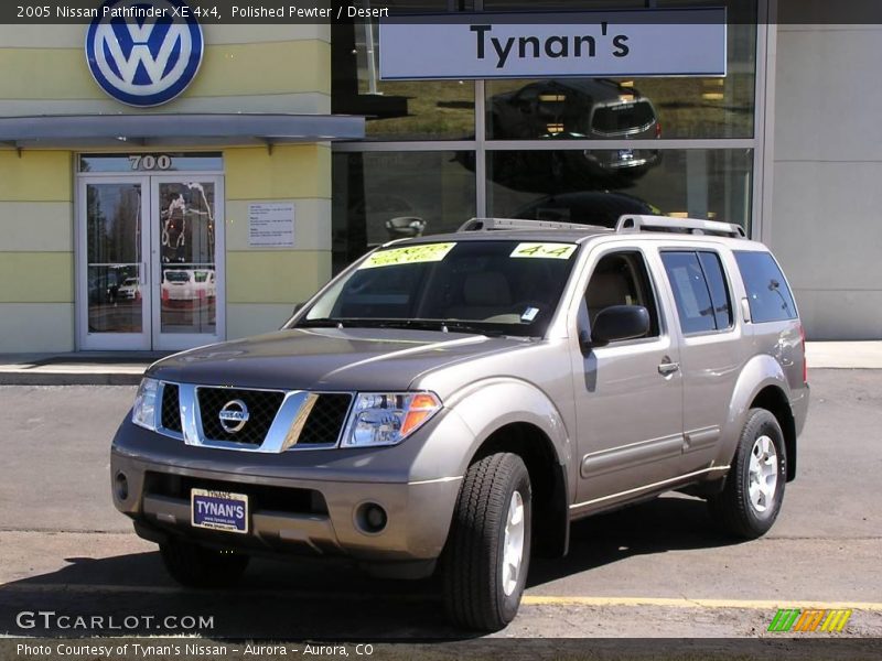 Polished Pewter / Desert 2005 Nissan Pathfinder XE 4x4