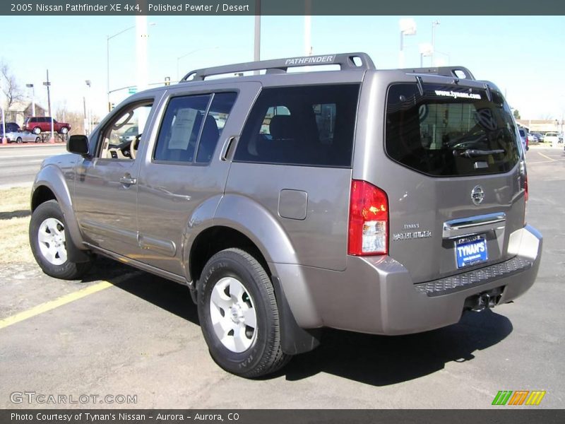 Polished Pewter / Desert 2005 Nissan Pathfinder XE 4x4
