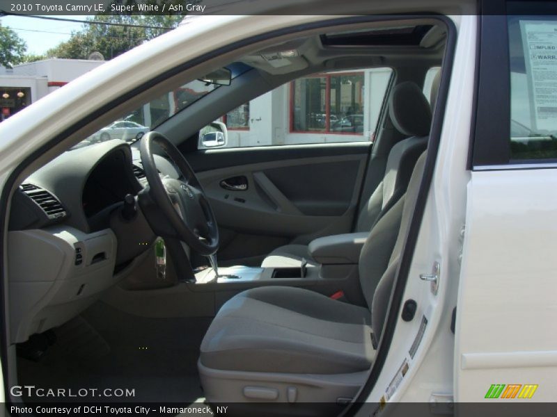 Super White / Ash Gray 2010 Toyota Camry LE