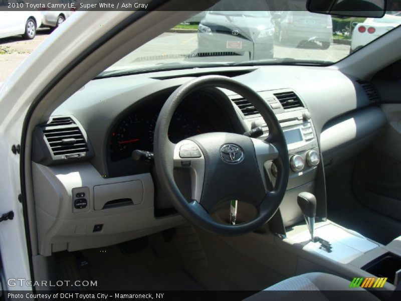 Super White / Ash Gray 2010 Toyota Camry LE