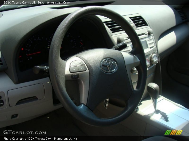 Super White / Ash Gray 2010 Toyota Camry LE