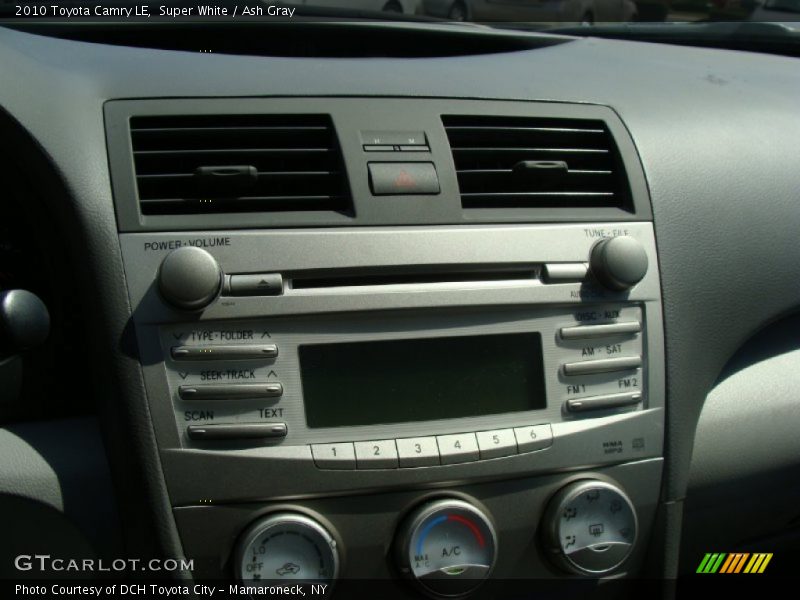 Super White / Ash Gray 2010 Toyota Camry LE