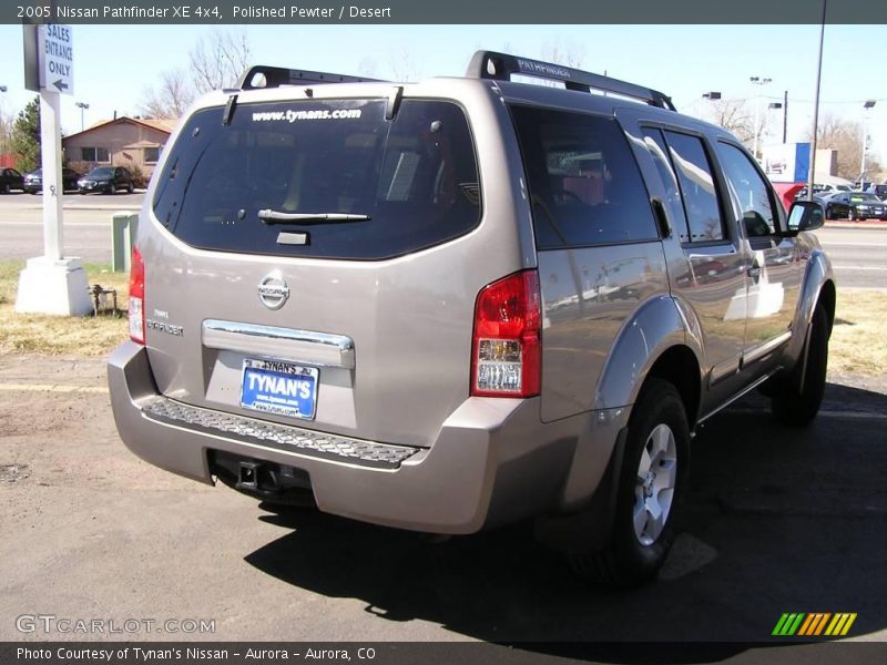 Polished Pewter / Desert 2005 Nissan Pathfinder XE 4x4