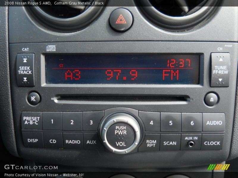 Gotham Gray Metallic / Black 2008 Nissan Rogue S AWD