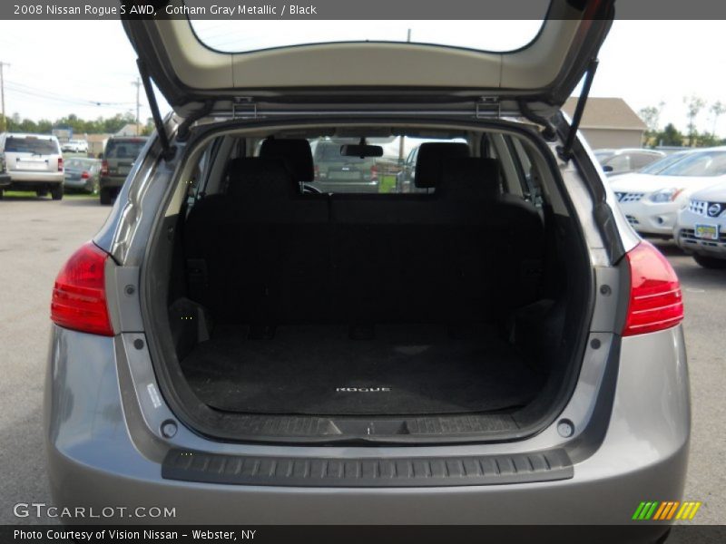 Gotham Gray Metallic / Black 2008 Nissan Rogue S AWD