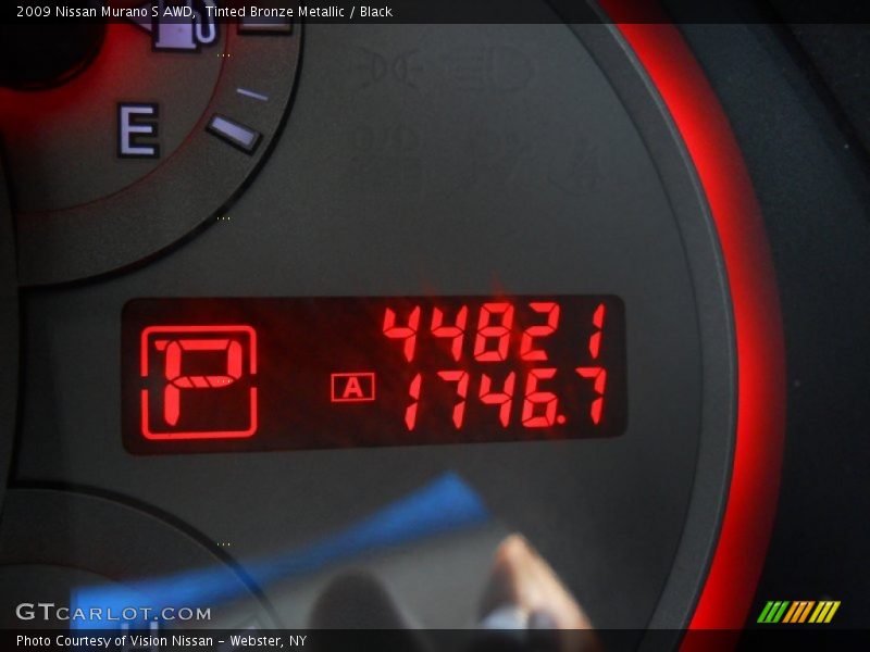 Tinted Bronze Metallic / Black 2009 Nissan Murano S AWD