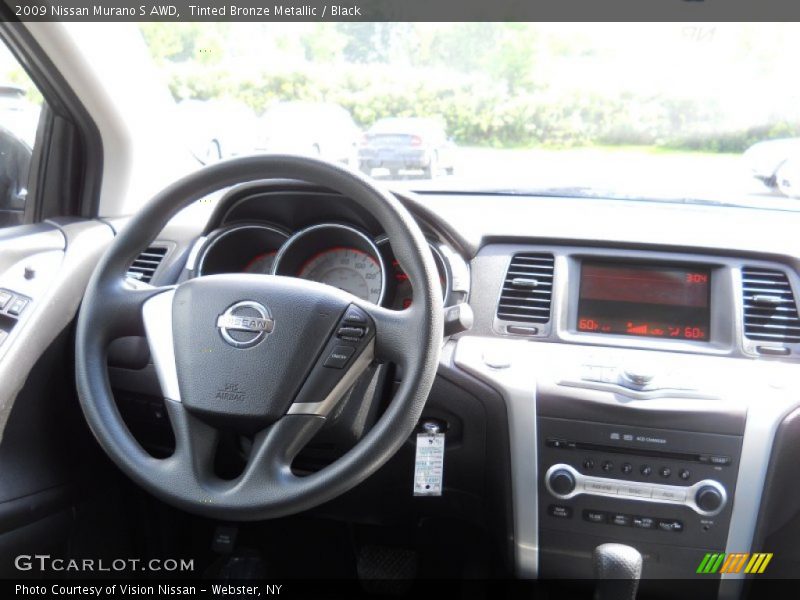 Tinted Bronze Metallic / Black 2009 Nissan Murano S AWD