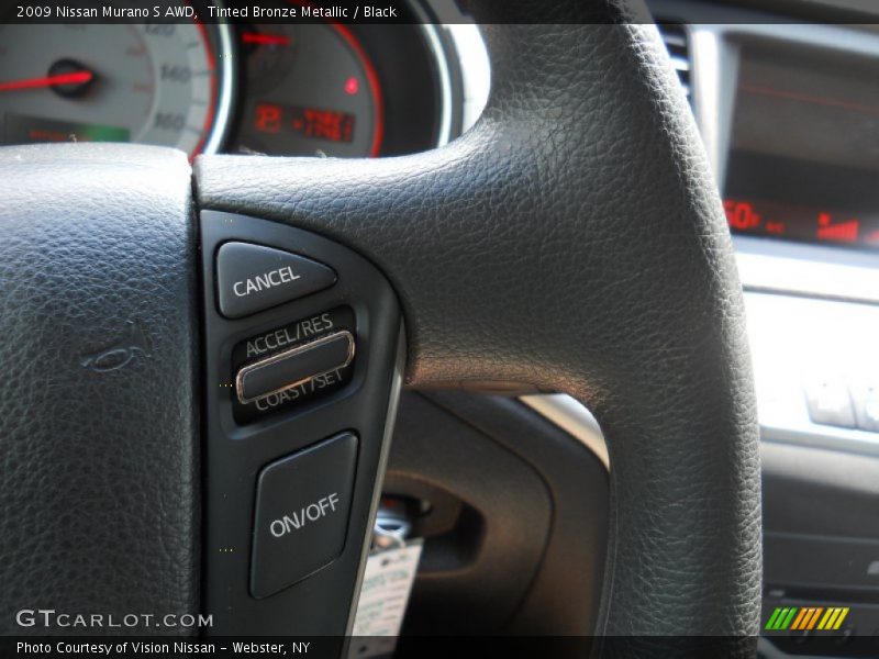 Tinted Bronze Metallic / Black 2009 Nissan Murano S AWD