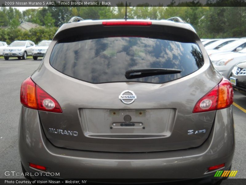 Tinted Bronze Metallic / Black 2009 Nissan Murano S AWD