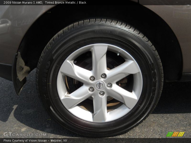 Tinted Bronze Metallic / Black 2009 Nissan Murano S AWD