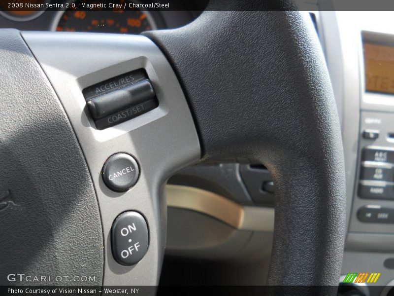 Magnetic Gray / Charcoal/Steel 2008 Nissan Sentra 2.0