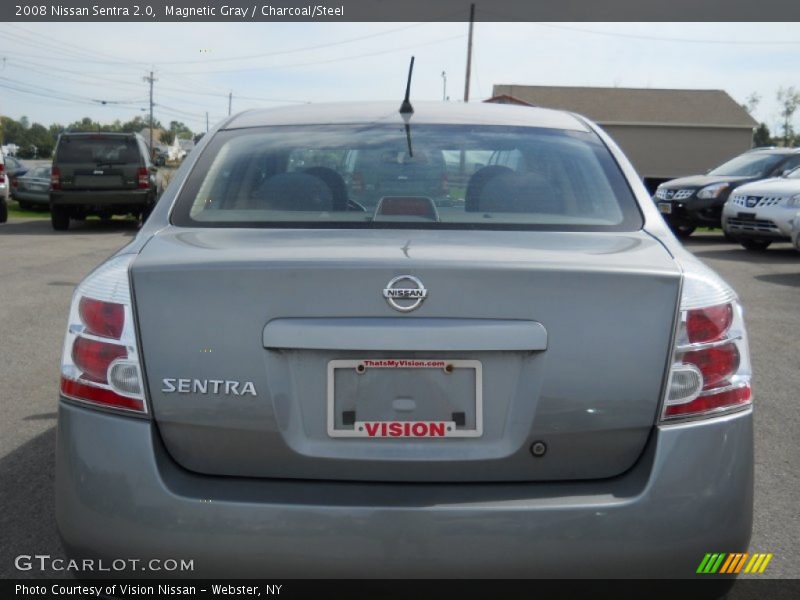 Magnetic Gray / Charcoal/Steel 2008 Nissan Sentra 2.0