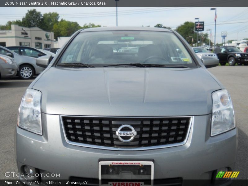 Magnetic Gray / Charcoal/Steel 2008 Nissan Sentra 2.0