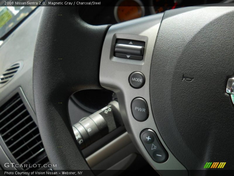 Magnetic Gray / Charcoal/Steel 2008 Nissan Sentra 2.0