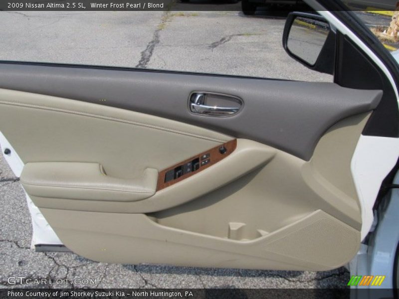 Winter Frost Pearl / Blond 2009 Nissan Altima 2.5 SL