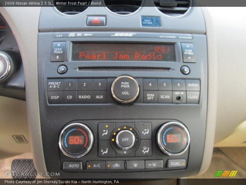 Winter Frost Pearl / Blond 2009 Nissan Altima 2.5 SL