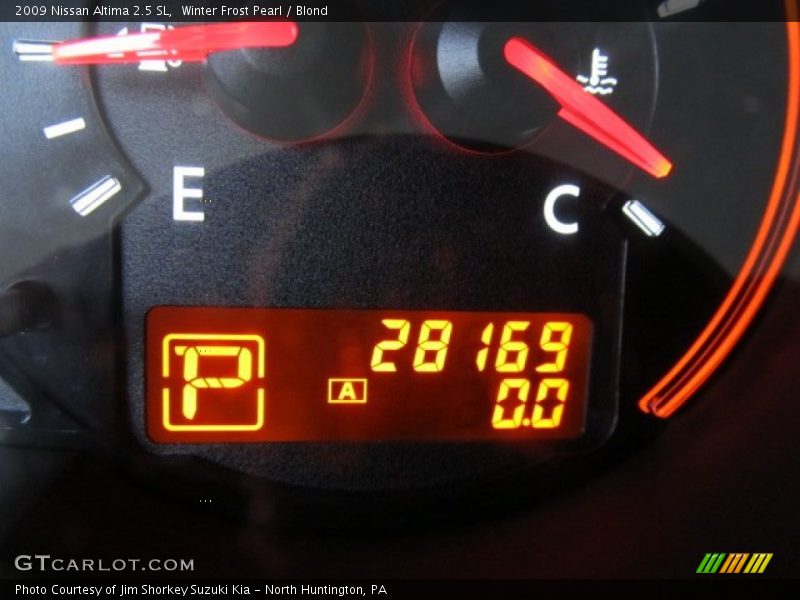 Winter Frost Pearl / Blond 2009 Nissan Altima 2.5 SL