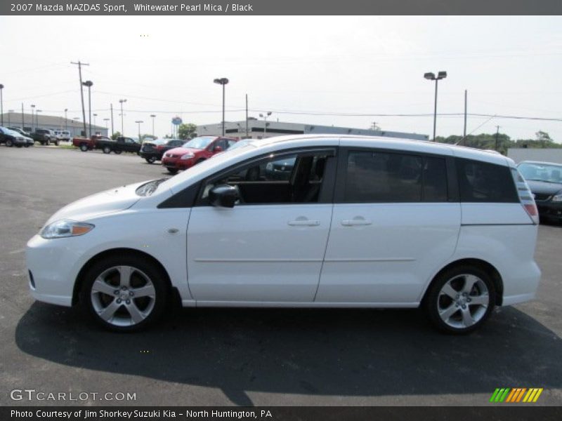 Whitewater Pearl Mica / Black 2007 Mazda MAZDA5 Sport