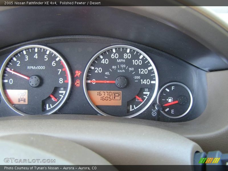 Polished Pewter / Desert 2005 Nissan Pathfinder XE 4x4