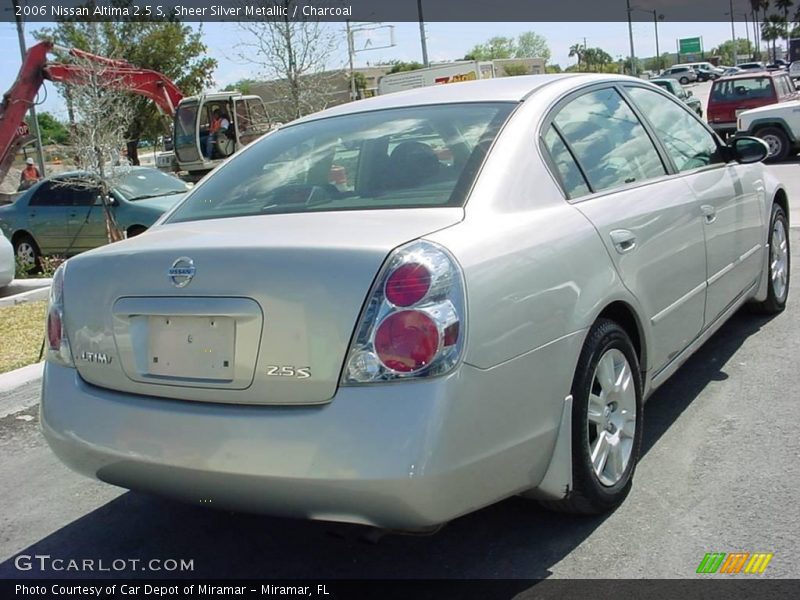 Sheer Silver Metallic / Charcoal 2006 Nissan Altima 2.5 S