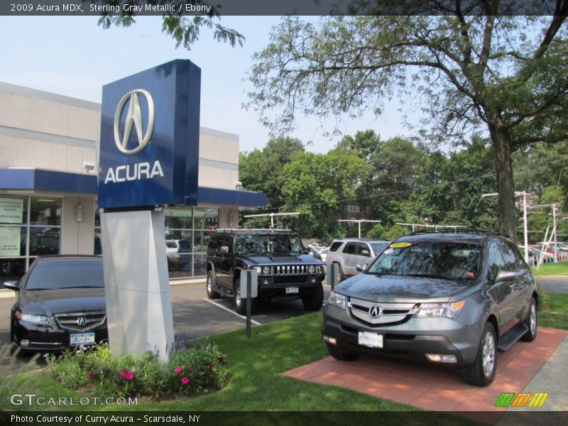 Sterling Gray Metallic / Ebony 2009 Acura MDX