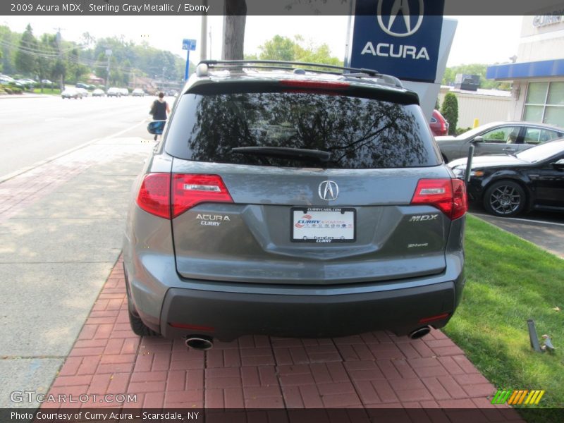 Sterling Gray Metallic / Ebony 2009 Acura MDX