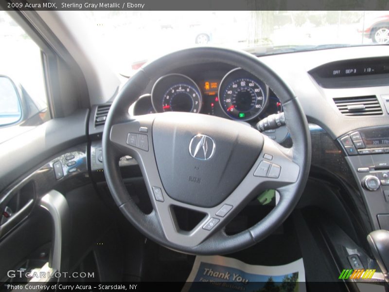 Sterling Gray Metallic / Ebony 2009 Acura MDX