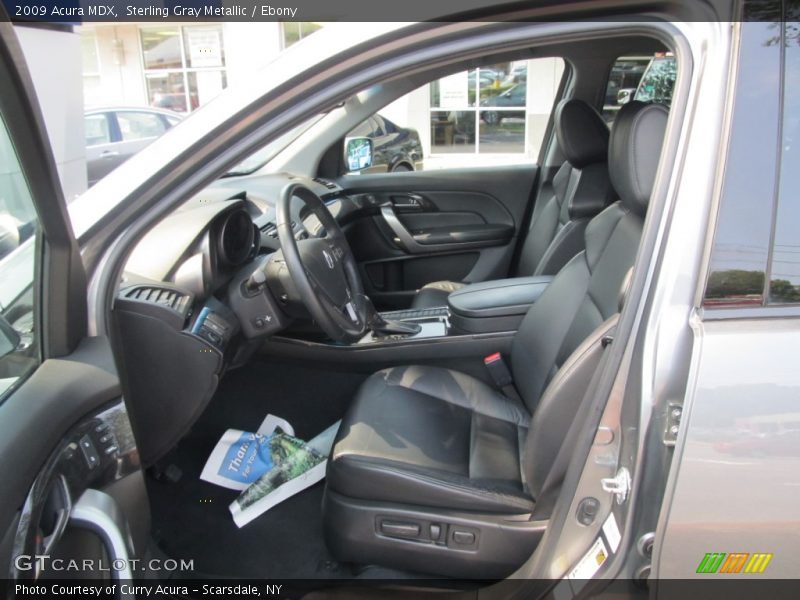 Sterling Gray Metallic / Ebony 2009 Acura MDX